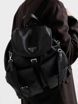 [프라다] 리나일론 카프스킨 백팩 (2VZ110A)
