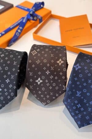 [루이비통] 다미에(Damier) 시그니처 자카드 실크 넥타이 (3 COLOR)