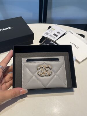 [샤넬] 19 램스킨 카드지갑 AP1167 (9 Colors)