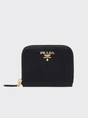 [프라다] 사피아노 메탈 로고 카드 지갑 1MM268_QWA_F0002