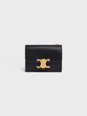 [셀린느] 트리옹프 동전 컴팩트 지갑 10I653DPV.38NO