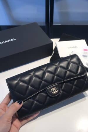 [샤넬] 램스킨 클래식 장지갑 A31505