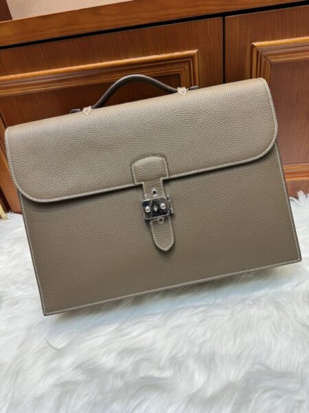 [에르메스] 켈리 Depeches 38cm Briefcase Togo/ Etoupe