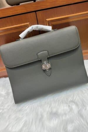 [에르메스] 켈리 Depeches 38cm Briefcase Togo/ Gris Etain