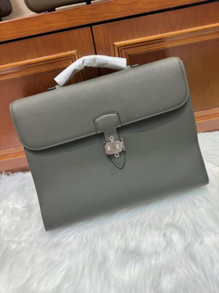 [에르메스] 켈리 Depeches 38cm Briefcase Togo/ Gris Etain
