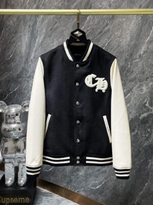 [크롬하츠] CH 자수 모직 소매 패치 자켓