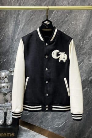 [크롬하츠] CH 자수 모직 소매 패치 자켓
