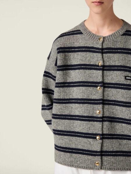 [미우미우] 셰틀랜드 니트 가디건
