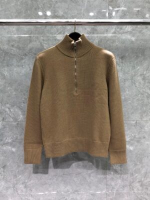 [톰브라운] 기스 인타르시아 메리노 울 목 넥 풀오버