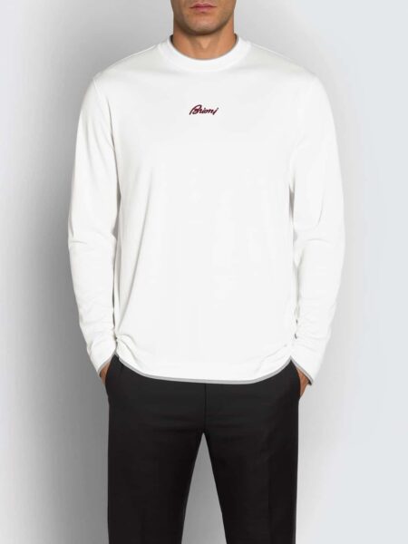 [브리오니] 코튼 크루넥 스웻 셔츠 (3 COLORS)