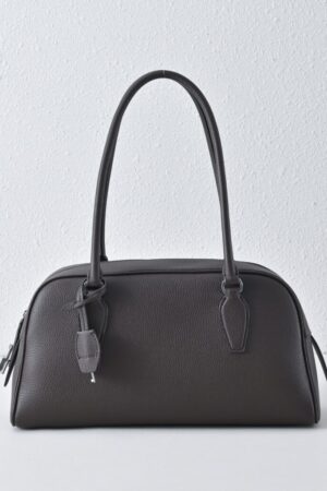 [더 로우] E/W 인디아 가죽 백 / 딥 브라운