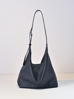 [더 로우] 이사 가죽 백 / 블루 노트