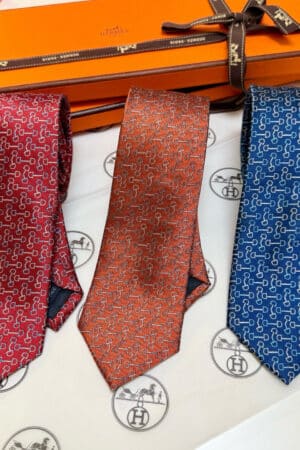 [에르메스] 모르스 트리콜로레 넥타이 (3 COLORS)