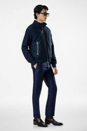 [톰포드] 다운 스웨이드 프론트 울 집업 자켓 (2 COLORS)