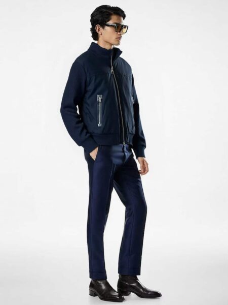 [톰포드] 다운 스웨이드 프론트 울 집업 자켓 (2 COLORS)