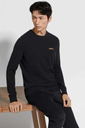 [제냐] 멜란지 캐시세타 크루넥 (3 COLORS)