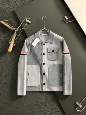 [톰브라운] 펀믹스 암밴드 코튼 카라 저지