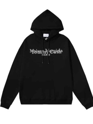 [메종마르지엘라] 토미캐시 넘버링 로고 후드티셔츠