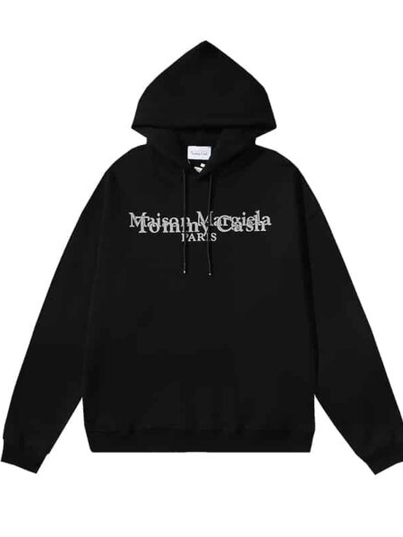 [메종마르지엘라] 토미캐시 넘버링 로고 후드티셔츠