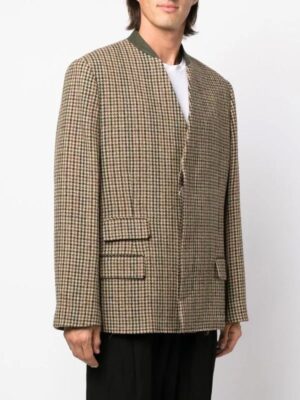[메종마르지엘라] 하운드투스 체크 블레이져 자켓
