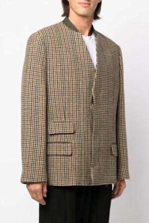 [메종마르지엘라] 하운드투스 체크 블레이져 자켓