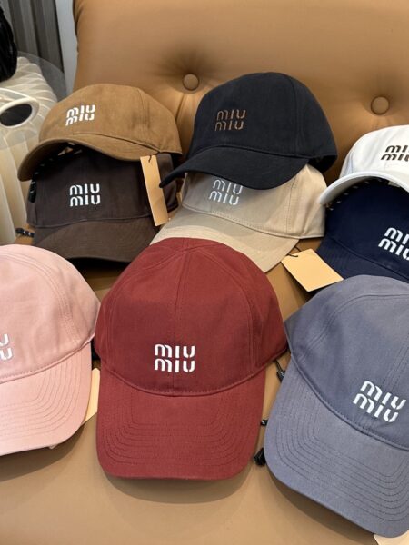 [미우미우] 자수 로고 볼캡 (9 Colors)