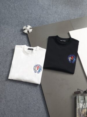 [크롬하츠] 멀티 컬러 트리플 크로스 호스슈 티셔츠(2 COLORS)