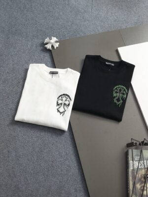 [크롬하츠] 드리핑 크로스 티셔츠 (2 COLORS)