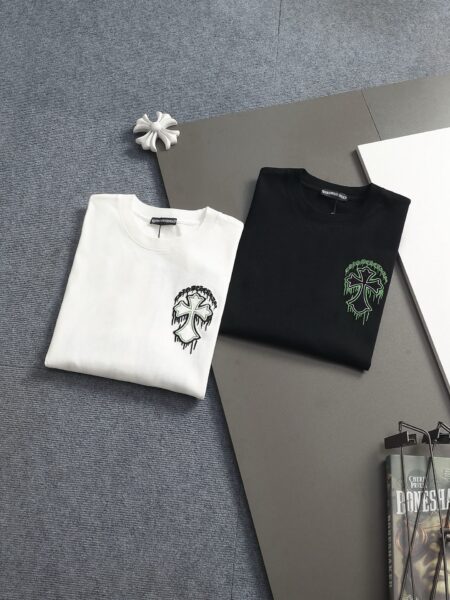 [크롬하츠] 드리핑 크로스 티셔츠 (2 COLORS)