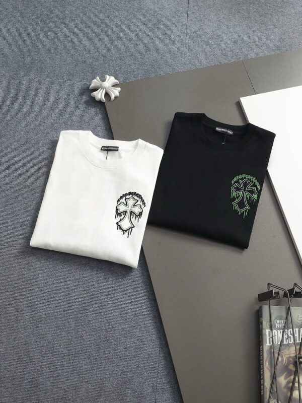 [크롬하츠] 드리핑 크로스 티셔츠 (2 COLORS)