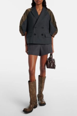 [사카이] 2026 봄신상 - 스플라이싱 더블 재킷