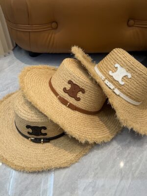 [셀린느] 트리옹프 라피아 모자 (3 COLORS)