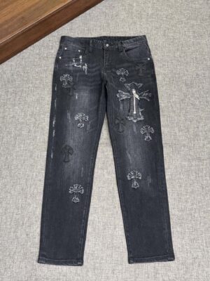 [크롬하츠] 십자가 패치 데님