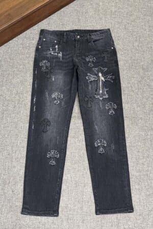 [크롬하츠] 십자가 패치 데님