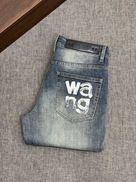 [알렉산더왕] 로고 스텐실 청바지