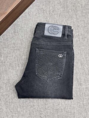 [구찌] 더블 G 패턴 포켓 데님