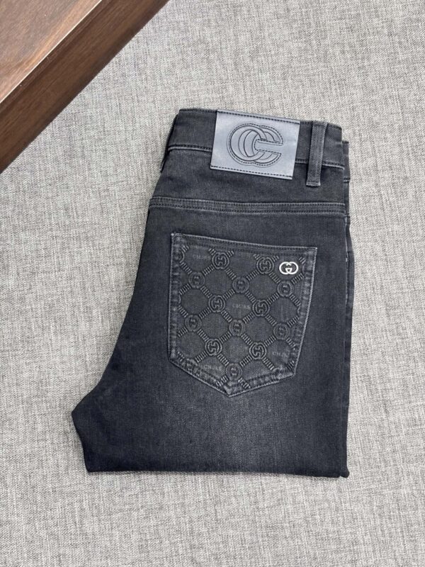 [구찌] 더블 G 패턴 포켓 데님