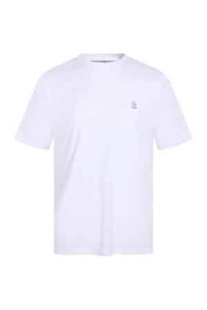 [브루넬로 쿠치넬리] 코튼 저지 로고 티셔츠 (2 COLORS)