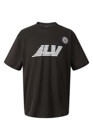 [루이비통] 워시드 프린트 코튼 티셔츠