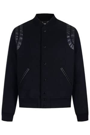 [생로랑] 테디 바시티 봄버 재킷