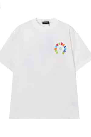 [크롬하츠] 멀티 컬러 크로스 티셔츠 (2 COLORS)