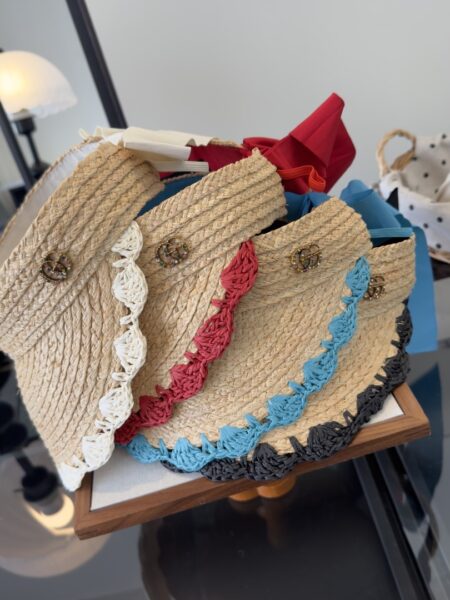 [구찌] 라피아 바이저(4 COLORS)