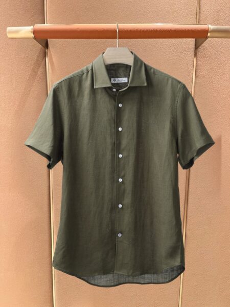 [로로피아나] 린넨 반팔 셔츠 ( 4 COLORS)