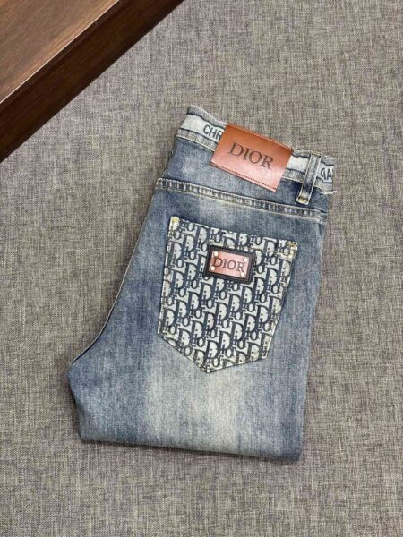 [디올] 오블리크 데님 남성 청바지