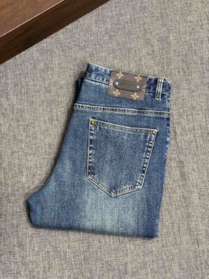 [루이비통] 모노그램 재스퍼 패치 슬림핏 청바지