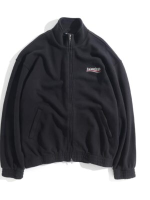 [발렌시아가] 폴리티컬 캠페인 집업 자켓 블랙