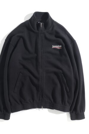 [발렌시아가] 폴리티컬 캠페인 집업 자켓 블랙