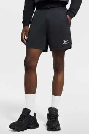 [루이비통] 더블 레이어 러닝 쇼츠 블랙 1AJCBP