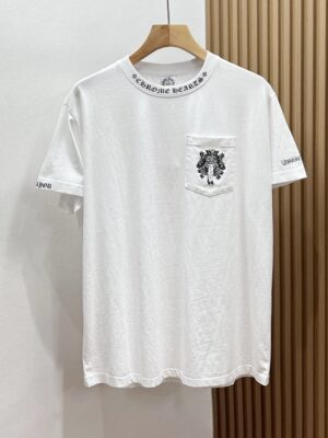 [크롬하츠] 넥 로고 대거 포켓 반팔 티셔츠(2 COLORS)