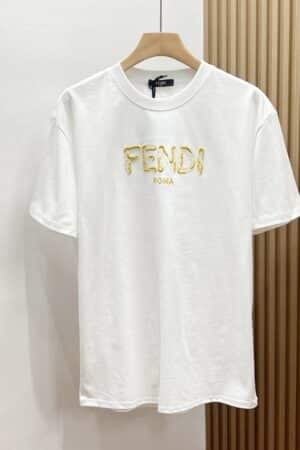 [펜디] 로마 자수 로고 반팔 티셔츠 (2 COLORS)